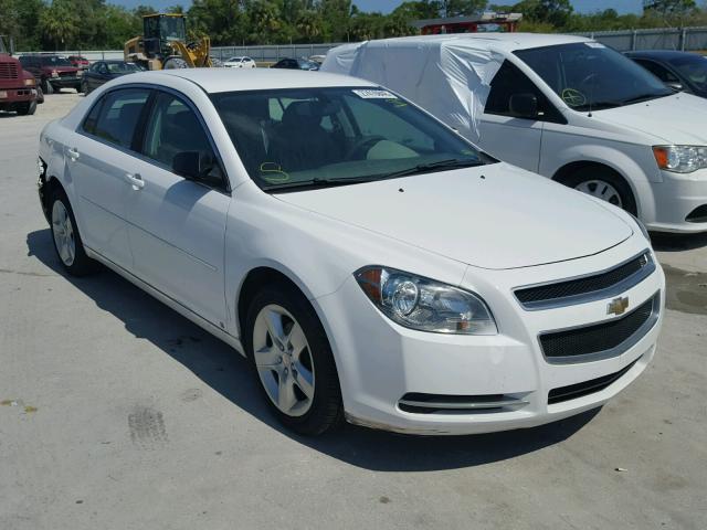 1G1ZG57B194190297 - 2009 CHEVROLET MALIBU LS WHITE photo 1