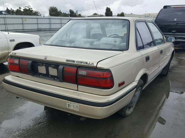 1NXAE97AXNZ268073 - 1992 TOYOTA COROLLA LE GOLD photo 4