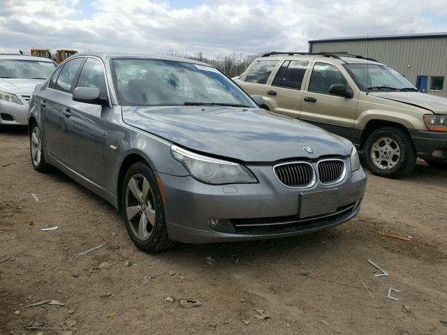 WBANV13578CZ55325 - 2008 BMW 528 XI GRAY photo 1