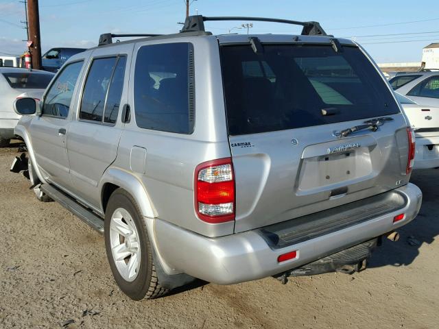 JN8DR09YX3W819653 - 2003 NISSAN PATHFINDER SILVER photo 3