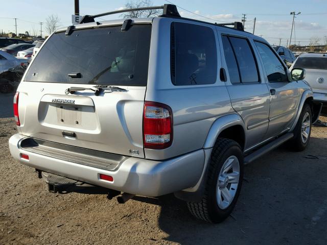 JN8DR09YX3W819653 - 2003 NISSAN PATHFINDER SILVER photo 4