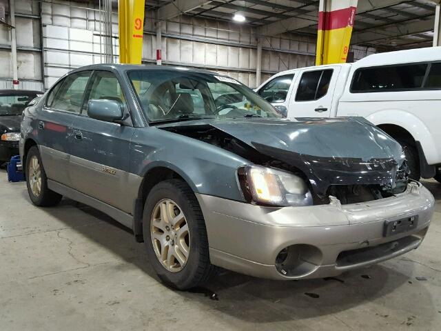 4S3BE686827207557 - 2002 SUBARU LEGACY OUT GREEN photo 1