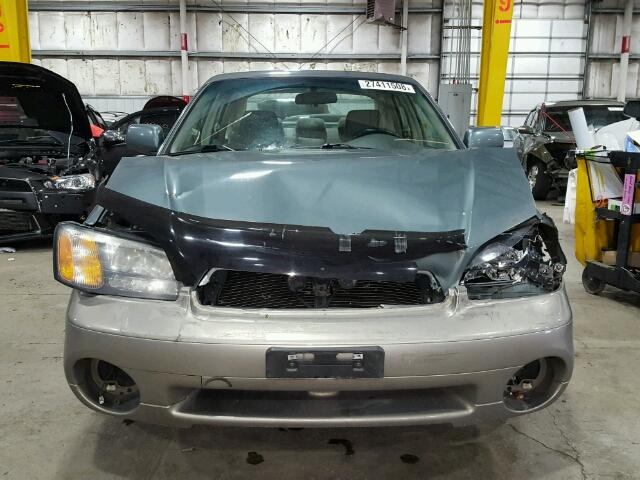 4S3BE686827207557 - 2002 SUBARU LEGACY OUT GREEN photo 9