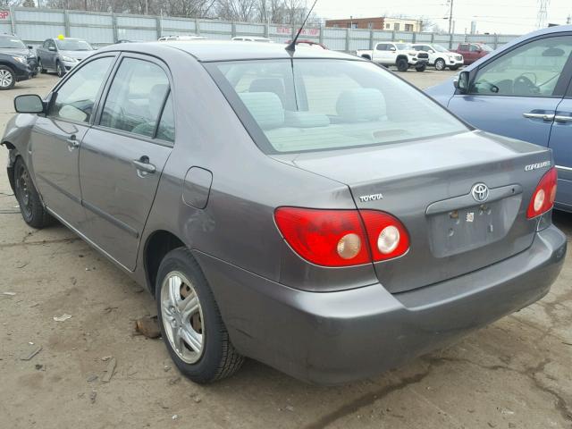 1NXBR32E78Z048474 - 2008 TOYOTA COROLLA CE GRAY photo 3