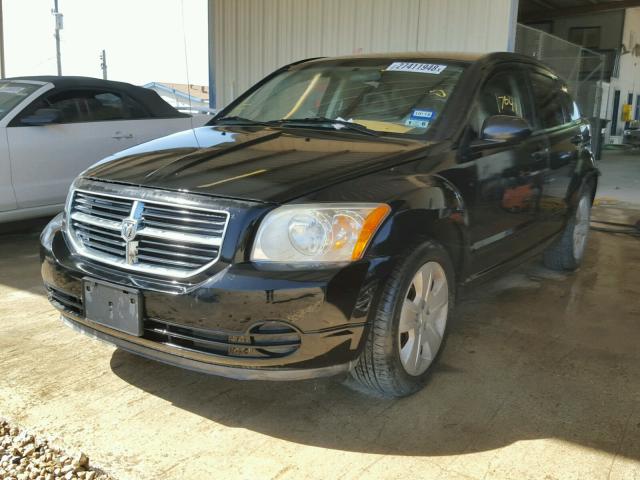 1B3HB48B37D154944 - 2007 DODGE CALIBER SX BLACK photo 2