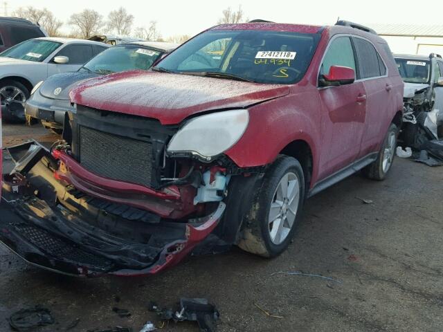 2GNFLEEK8D6202498 - 2013 CHEVROLET EQUINOX LT RED photo 2