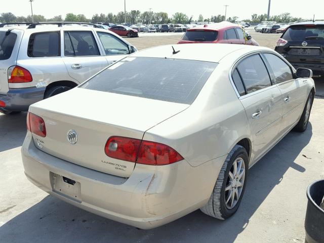 1G4HD57267U219121 - 2007 BUICK LUCERNE CX GOLD photo 4