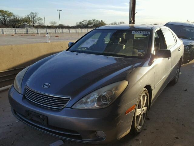 JTHBA30G155057269 - 2005 LEXUS ES 330 GRAY photo 2