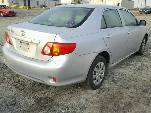 JTDBL40E199045573 - 2009 TOYOTA COROLLA BA SILVER photo 4