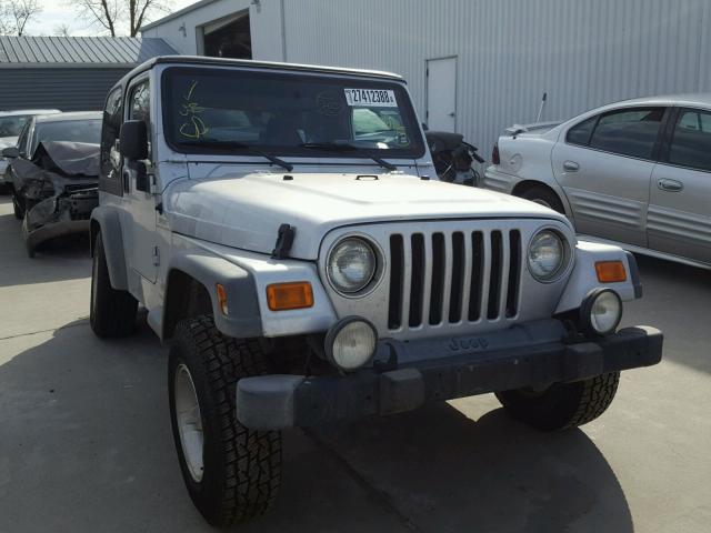 1J4FA49S75P348003 - 2005 JEEP WRANGLER / SILVER photo 1