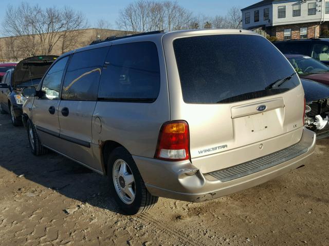 2FMZA51463BA20075 - 2003 FORD WINDSTAR L TAN photo 3