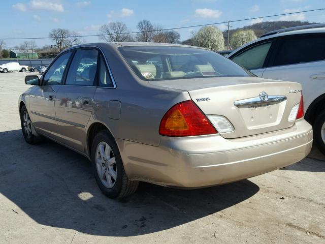 4T1BF28B91U163972 - 2001 TOYOTA AVALON XL BROWN photo 3