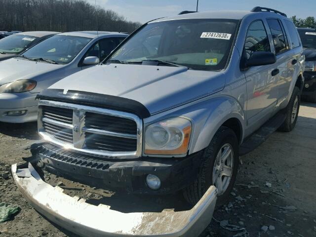 1D4HB48D55F550412 - 2005 DODGE DURANGO SL SILVER photo 2