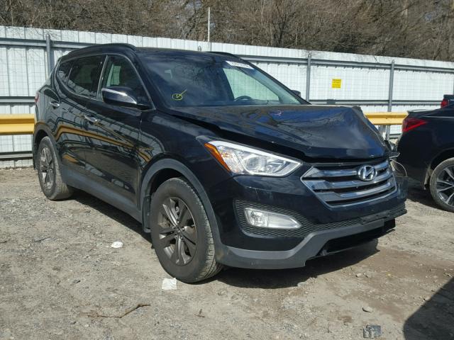 5XYZUDLB0EG208235 - 2014 HYUNDAI SANTA FE S BLACK photo 1