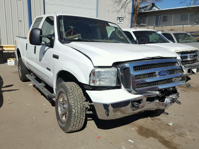 1FTSW21P95EA56950 - 2005 FORD F250 SUPER WHITE photo 1