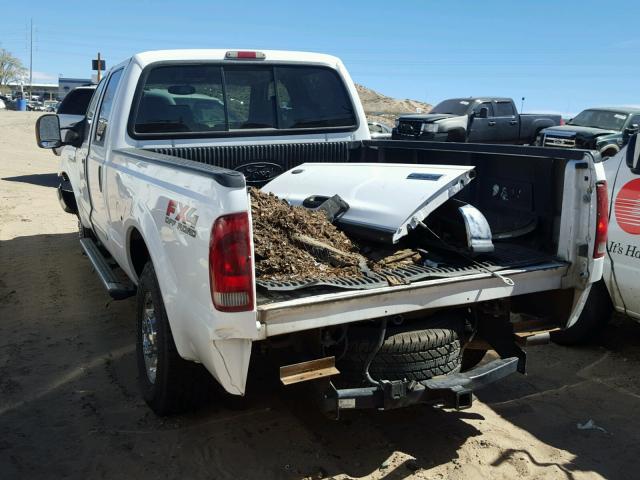 1FTSW21P95EA56950 - 2005 FORD F250 SUPER WHITE photo 3