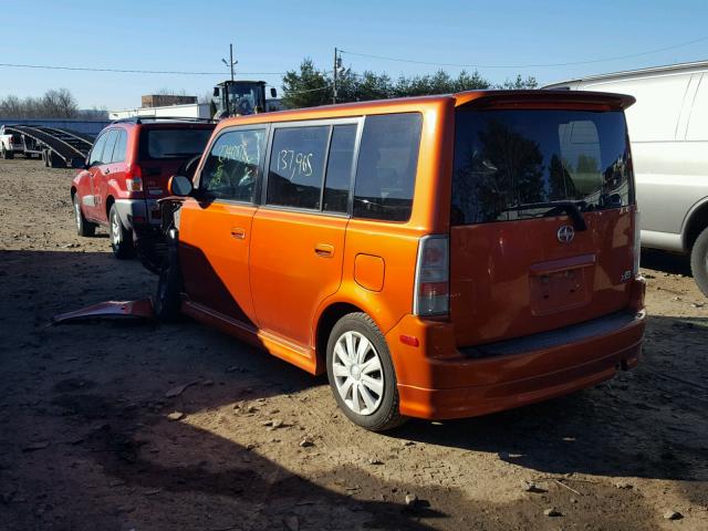 JTLKT334240161475 - 2004 TOYOTA SCION XB ORANGE photo 3