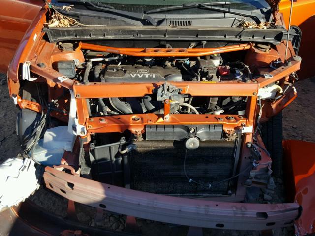 JTLKT334240161475 - 2004 TOYOTA SCION XB ORANGE photo 7