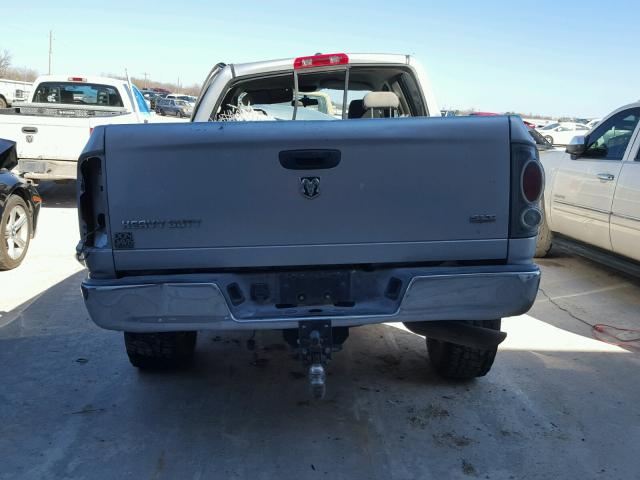 3D7KR28C46G208546 - 2006 DODGE RAM 2500 S SILVER photo 10