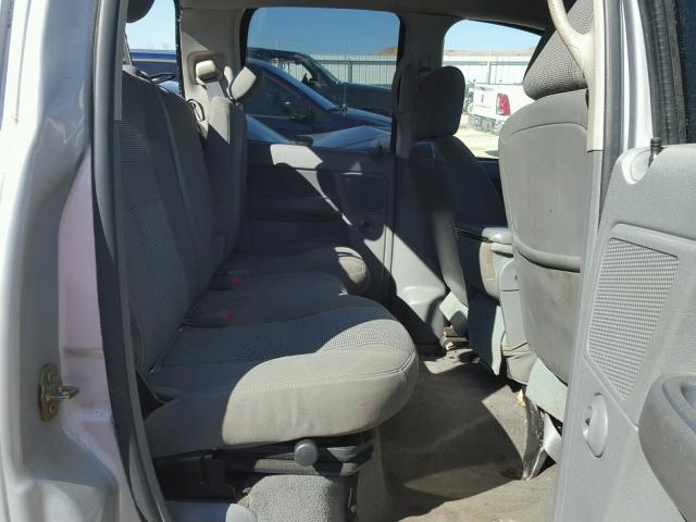 3D7KR28C46G208546 - 2006 DODGE RAM 2500 S SILVER photo 6