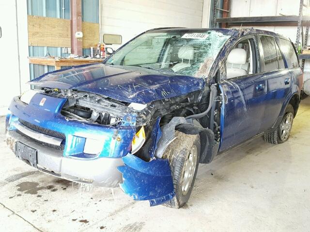 5GZCZ53495S844286 - 2005 SATURN VUE BLUE photo 2