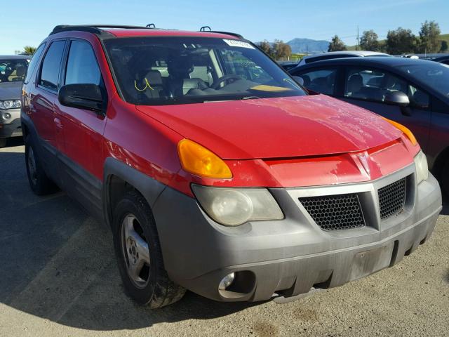 3G7DA03E71S503278 - 2001 PONTIAC AZTEK RED photo 1