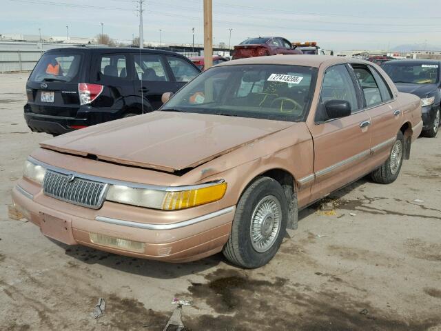 2MELM74W9RX652931 - 1994 MERCURY GRAND MARQ BROWN photo 2