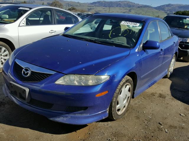 1YVFP80C445N43661 - 2004 MAZDA 6 I BLUE photo 2