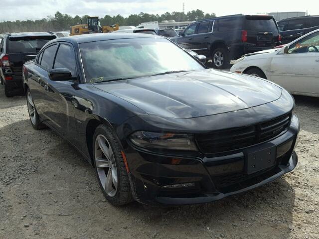 2C3CDXCT8FH777454 - 2015 DODGE CHARGER R/ BLACK photo 1