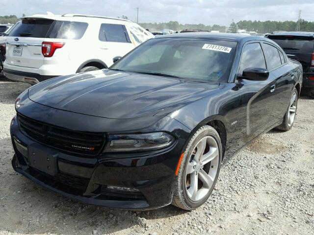 2C3CDXCT8FH777454 - 2015 DODGE CHARGER R/ BLACK photo 2