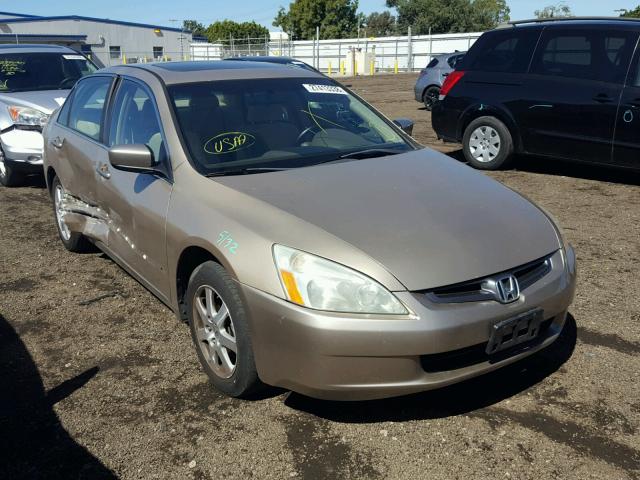 1HGCM56715A048208 - 2005 HONDA ACCORD EX GOLD photo 1