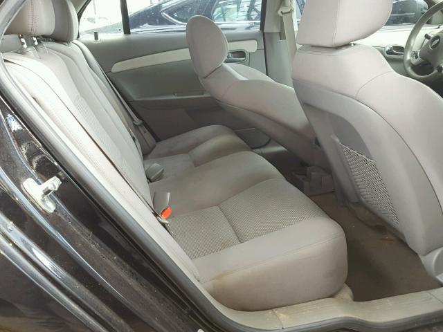 1G1ZC5EB3A4121338 - 2010 CHEVROLET MALIBU 1LT 黑色 照片 6