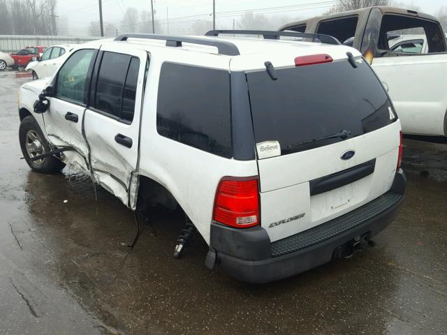 1FMZU72K54ZB19243 - 2004 FORD EXPLORER X WHITE photo 3