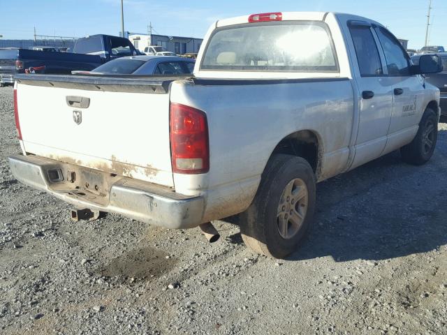 1D7HA18N56J195530 - 2006 DODGE RAM 1500 S WHITE photo 4