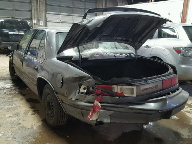 2G1WL54T7N1152168 - 1992 CHEVROLET LUMINA GRAY photo 3