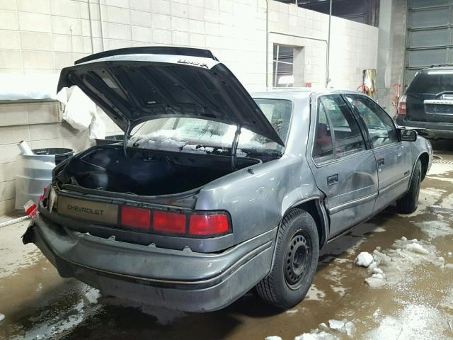 2G1WL54T7N1152168 - 1992 CHEVROLET LUMINA GRAY photo 4