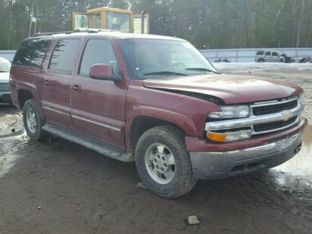 1GNFK16Z62J218402 - 2002 CHEVROLET SUBURBAN K MAROON photo 1