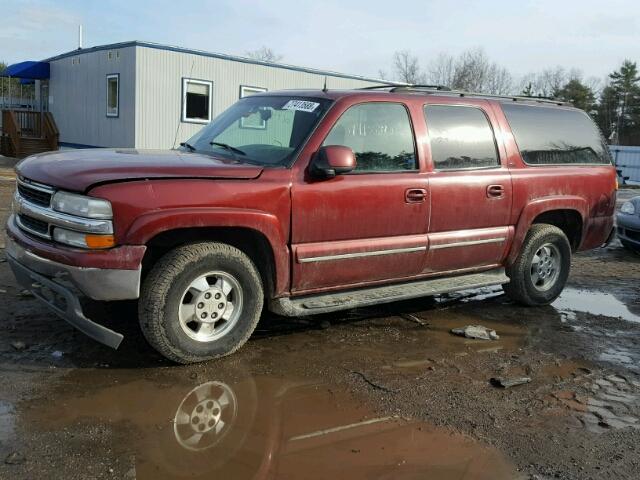 1GNFK16Z62J218402 - 2002 CHEVROLET SUBURBAN K MAROON photo 2