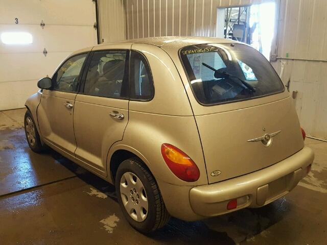 3C4FY48B35T545524 - 2005 CHRYSLER PT CRUISER GOLD photo 3