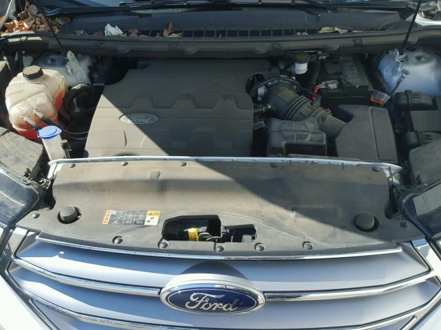 2FMTK3J85FBC34666 - 2015 FORD EDGE SEL WHITE photo 7