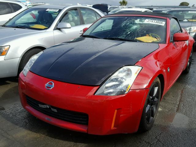 JN1AZ36D54T110264 - 2004 NISSAN 350Z ROADS RED photo 2