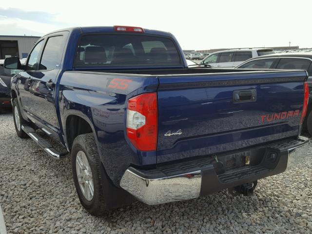 5TFDW5F17FX442528 - 2015 TOYOTA TUNDRA CRE BLUE photo 3