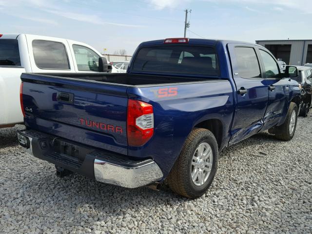 5TFDW5F17FX442528 - 2015 TOYOTA TUNDRA CRE BLUE photo 4