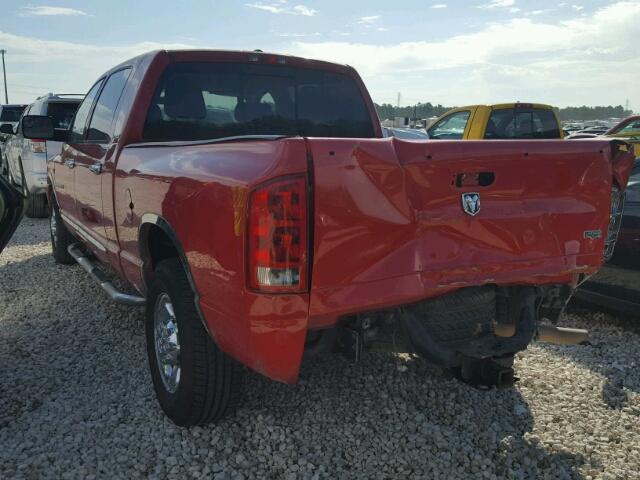 3D7KR19D26G156853 - 2006 DODGE RAM 1500 RED photo 3