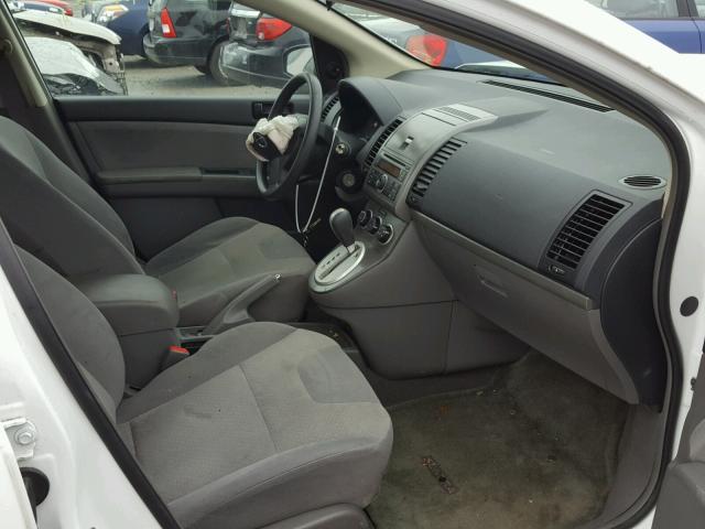 3N1AB61E49L691029 - 2009 NISSAN SENTRA 2.0 WHITE photo 5