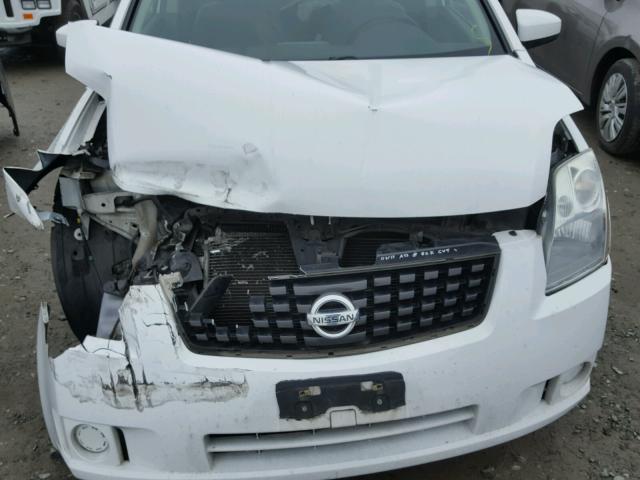 3N1AB61E49L691029 - 2009 NISSAN SENTRA 2.0 WHITE photo 7