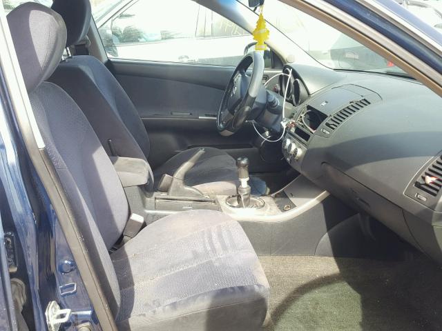 1N4BL11D35N931888 - 2005 NISSAN ALTIMA SE BLUE photo 5