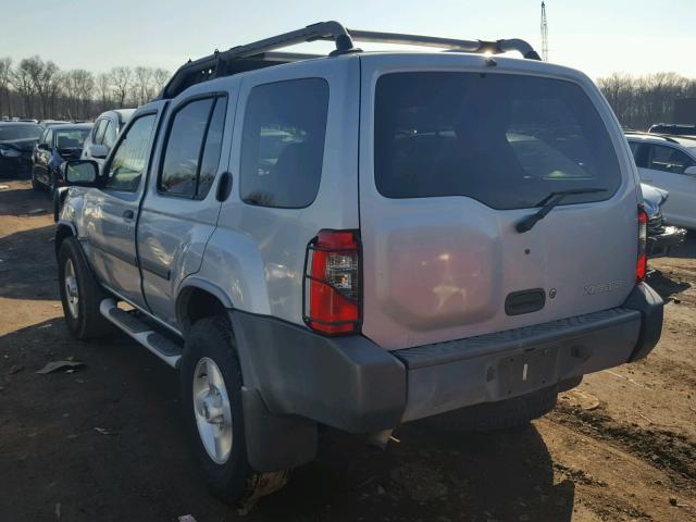 5N1ED28Y53C639697 - 2003 NISSAN XTERRA XE SILVER photo 3