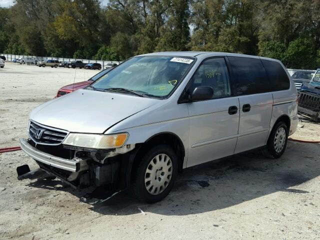 5FNRL18552B046738 - 2002 HONDA ODYSSEY LX SILVER photo 2