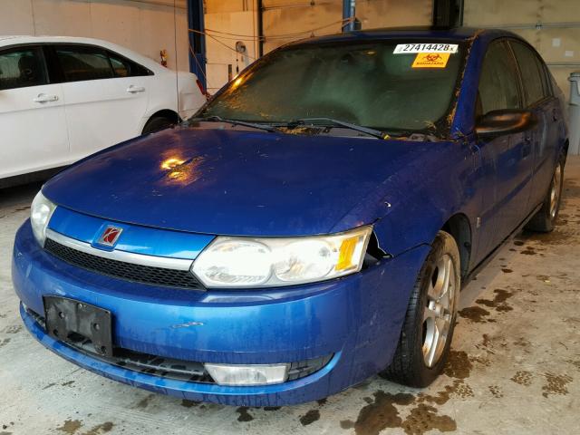 1G8AK52F34Z167333 - 2004 SATURN ION LEVEL BLUE photo 2